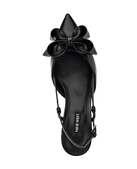 Nine West Women's Raska Pointy Toe Slingback Dress Pumps