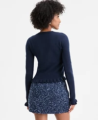 On 34th Women's Ruffle-Hem Cardigan, Macy's Exclusive
