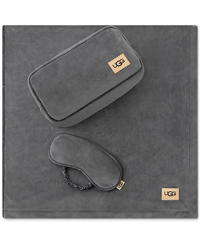 Ugg Raegan 3-Pc. Throw, Eye Mask and Case Gift Set