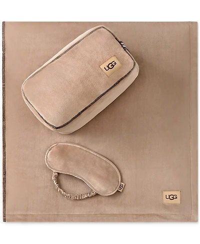 Ugg Raegan 3-Pc. Throw, Eye Mask and Case Gift Set