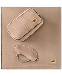 Ugg Raegan 3-Pc. Throw, Eye Mask and Case Gift Set
