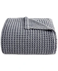 Ugg Luna Cotton Waffled Knit Throw Blanket, 50" x 70"