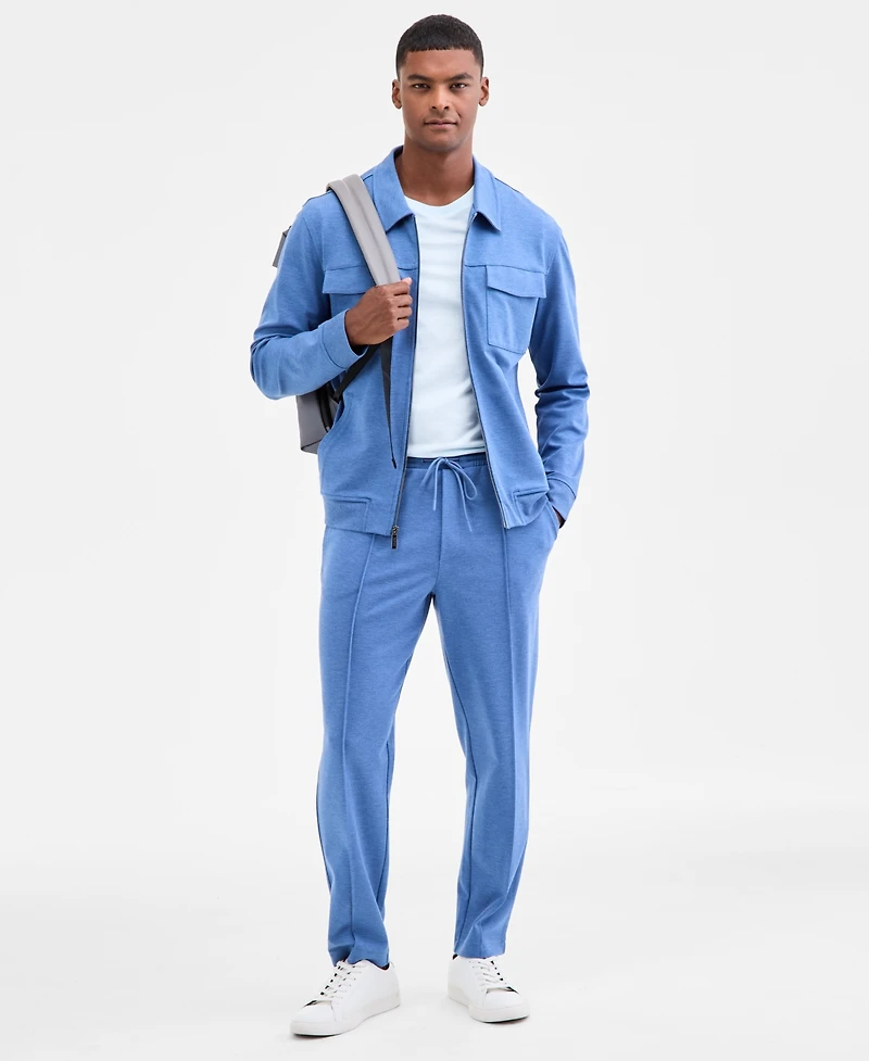 Alfani Men's Heather Ponte Pants, Macy's Exclusive