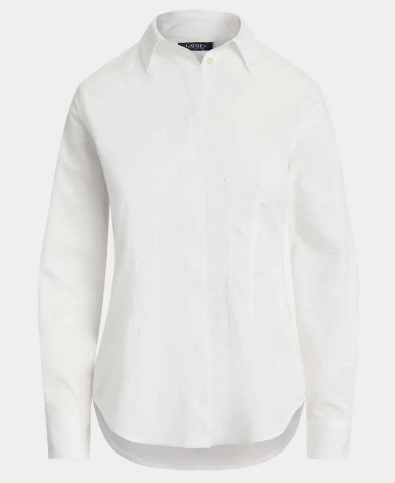 Lauren Ralph Women's Cotton Broadcloth Shirt