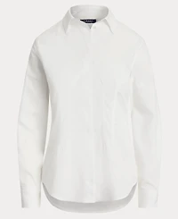 Lauren Ralph Women's Cotton Broadcloth Shirt