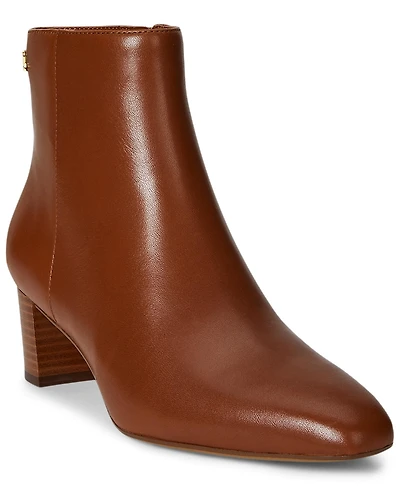 Lauren Ralph Lauren Women's Demi Burnished Leather Booties