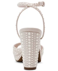 Anne Klein Women's Vanna-p Peep Toe Dress Sandals