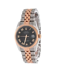 Pre-Owned Rolex Oyster Perpetual Datejust Automatic Watch in Stainless Steel and Rose Gold 36mm