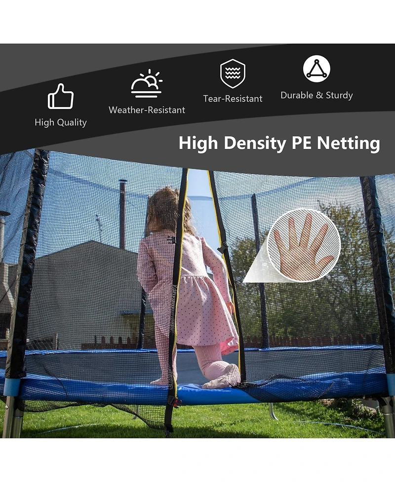 Mecale Trampoline Safety Replacement Protection Enclosure Net