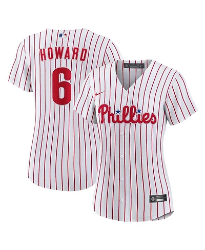 Nike Women's Ryan Howard White Philadelphia Phillies Replica Jersey