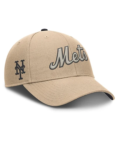 Nike Men's Khaki New York Mets Rise Adjustable Hat