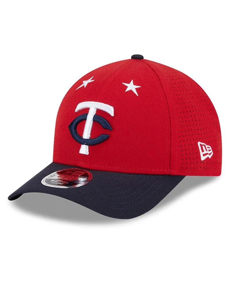 New Era Men's Red/Navy Minnesota Twins 2025 Mlb All-Star Game 9FORTY M-Crown Adjustable Hat