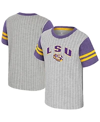 Colosseum Toddler Heather Gray Lsu Tigers Airball T-Shirt