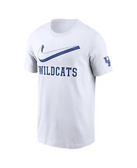 Nike Men's White Kentucky Wildcats Primetime 2-Hit Swoosh T-Shirt