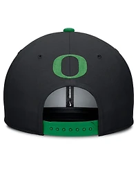 Nike Men's Black/Green Oregon Ducks 2025 Sideline Campus Pro Local Snapback Hat