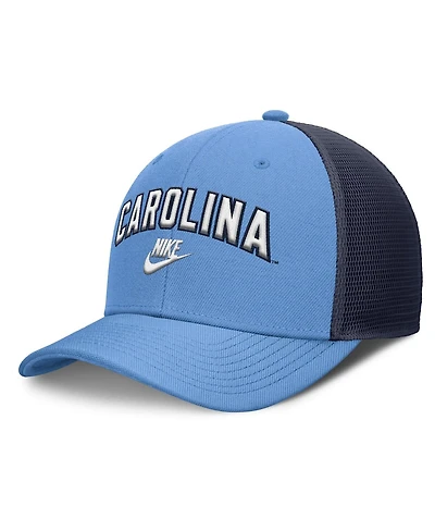 Nike Men's Carolina Blue/Navy North Carolina Tar Heels Legacy Arch Rise Performance Trucker Adjustable Hat