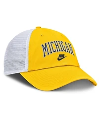 Nike Men's Maize Michigan Wolverines Club Legacy Adjustable Trucker Hat