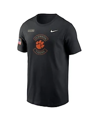 Nike Men's Black Clemson Tigers 2025 Military Appreciation Performance T-Shirt