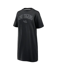 Fanatics Women's Black Lsu Tigers Elements Go Tri-Blend T-Shirt Dress