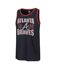 '47 Brand Men's Navy Atlanta Braves Upload Franklin Tank Top