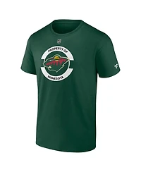 Fanatics Men's Green Minnesota Wild Authentic Pro Core Secondary T-Shirt