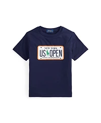 Polo Ralph Lauren Toddler and Little Boys Us Open Jersey Graphic T-Shirt