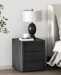 Manhattan Comfort Evelyn 20" 3-Drawer Nightstand