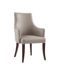 Manhattan Comfort Connie Leatherette Upholstered Dining Armchair