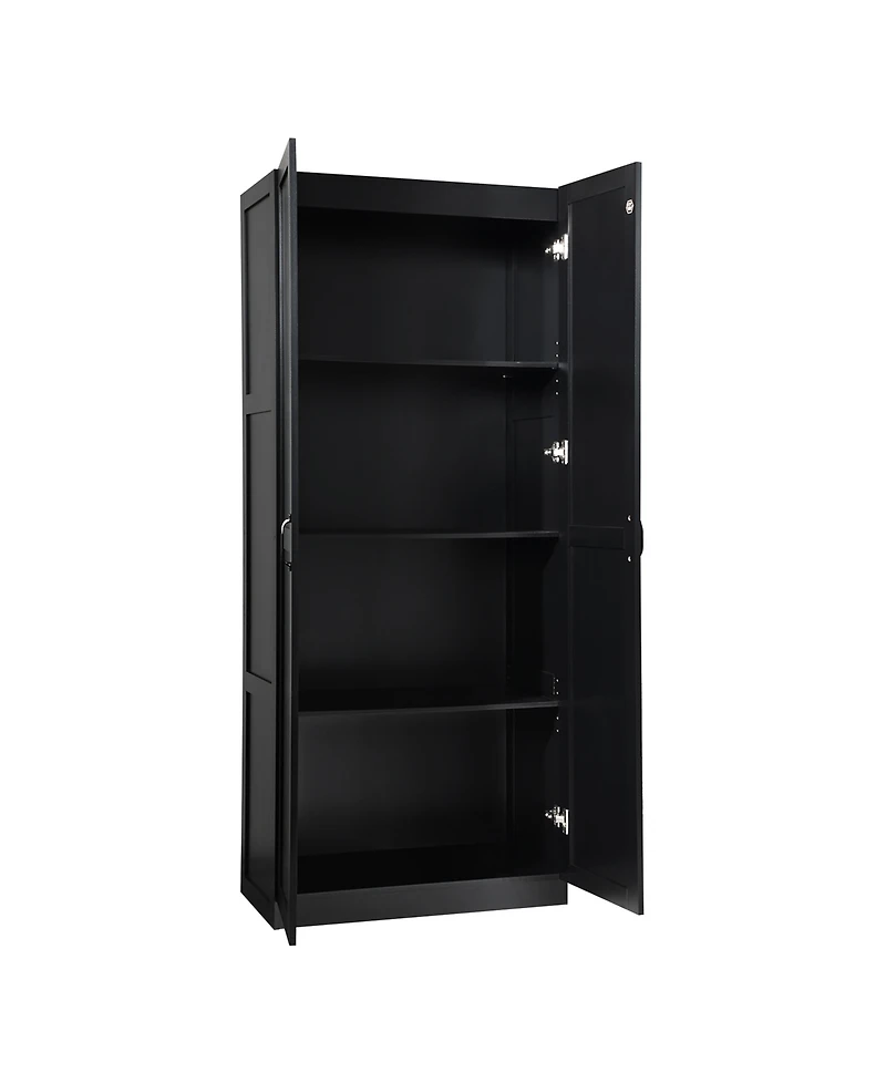 Manhattan Comfort Cornelia 29.61" 4-Shelf Storage Closet
