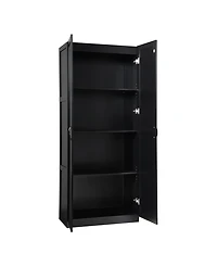 Manhattan Comfort Cornelia 29.61" 4-Shelf Storage Closet