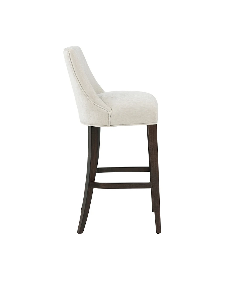Manhattan Comfort Beever 43.7" Chenille Upholstered Barstool