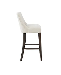 Manhattan Comfort Beever 43.7" Chenille Upholstered Barstool