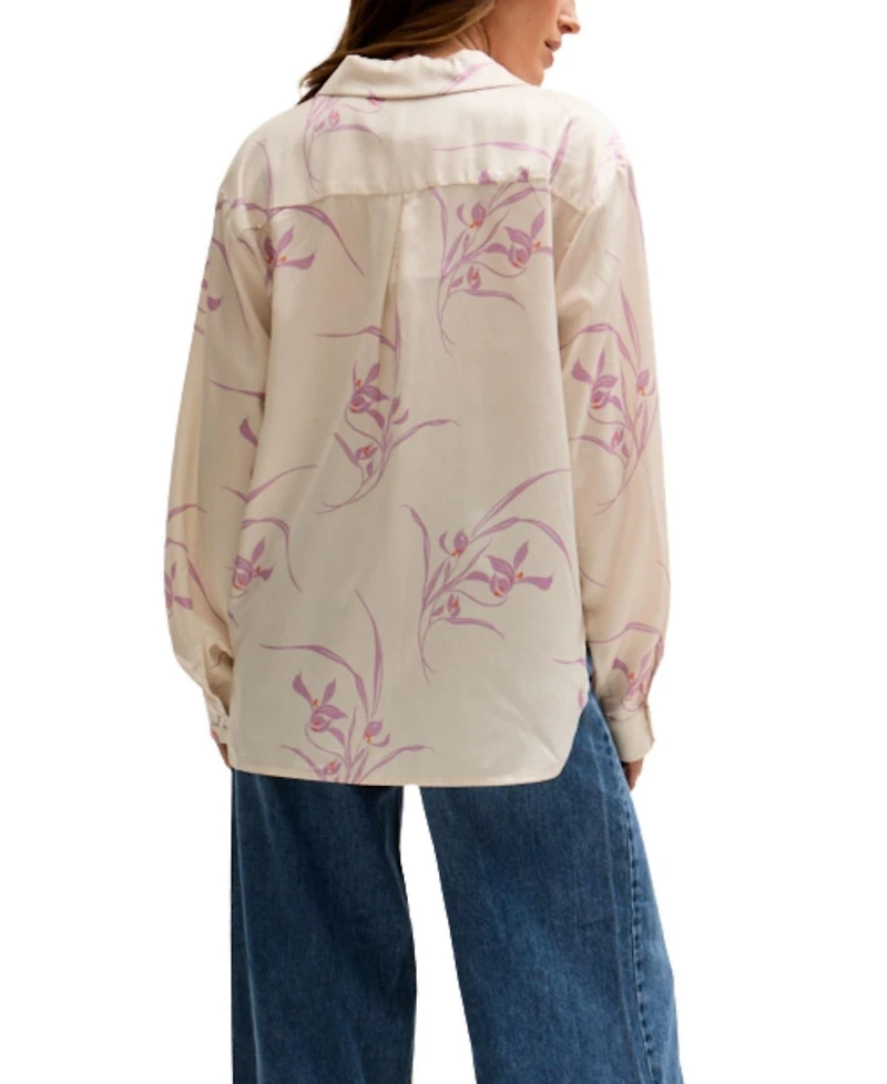 Lily and Lionel London Women's Lillibet Large Floral Print Shirt