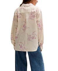 Lily and Lionel London Women's Lillibet Large Floral Print Shirt