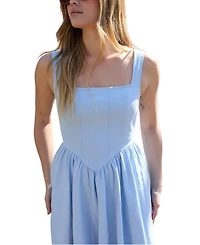 Lily and Lionel London Women's Hayley Corset Inspired Midi Dress