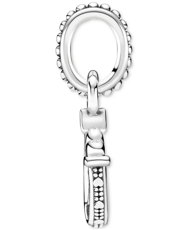 Pandora Cubic Zirconia Horseshoe & Heart Dangle Charm