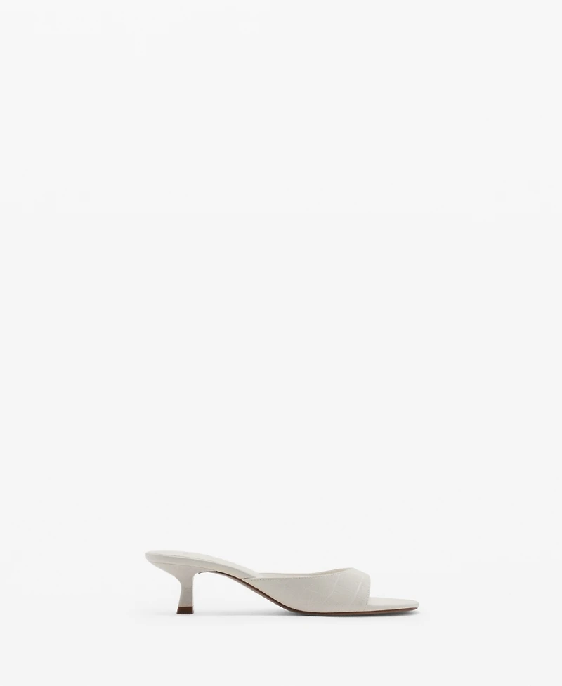 Mango Women's Kitten Heel Sandals