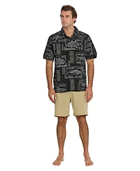 Quiksilver Waterman Men's Block Fish Woven Shirt
