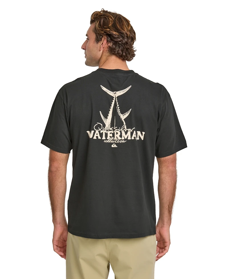 Quiksilver Waterman Men's Core Fisherman Screen T-Shirt