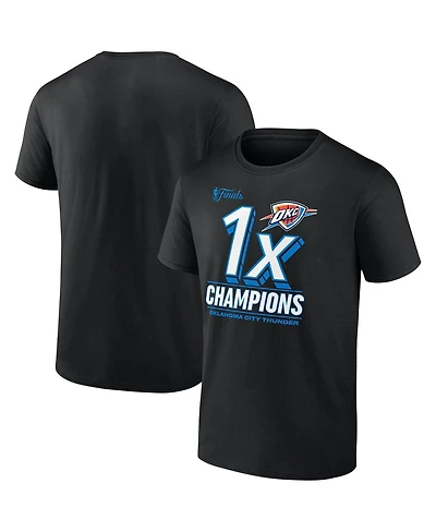 Fanatics Men's Black Oklahoma City Thunder 2025 Nba Finals Champions Dunk Contest T-Shirt