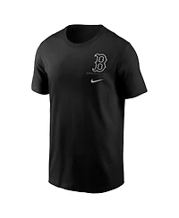 Nike Men's Black Boston Red Sox Lights Out Bar Loading T-Shirt
