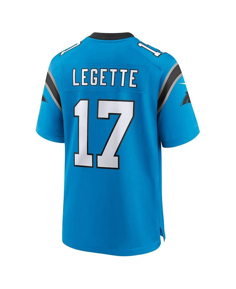Nike Men's Xavier Legette Blue Carolina Panthers Alternate Game Jersey