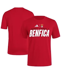 Adidas Men's Red Benfica 2025 Club World Cup Fresh T-Shirt
