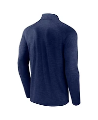 Fanatics Men's Navy Houston Astros Head-to-Head Raglan Quarter-Zip Jacket