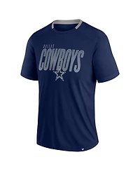 Fanatics Men's Navy Dallas Cowboys Fade Dot Slant T-Shirt