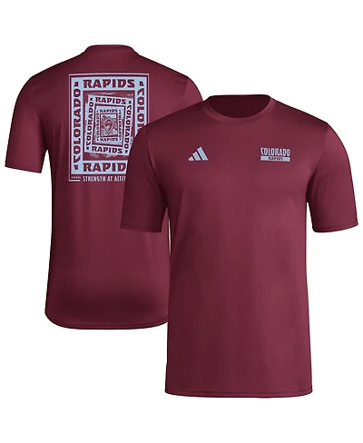 Adidas Men's Burgundy Colorado Rapids Local Wrap T-Shirt