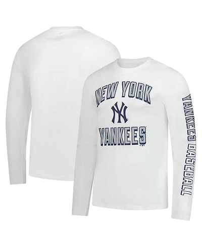 Fanatics Men's White New York Yankees Long Sleeve T-Shirt