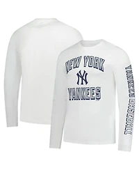 Fanatics Men's White New York Yankees Long Sleeve T-Shirt