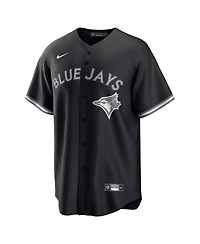 Nike Men's Vladimir Guerrero Jr. Black Toronto Blue Jays Lights Out Replica Player Jersey