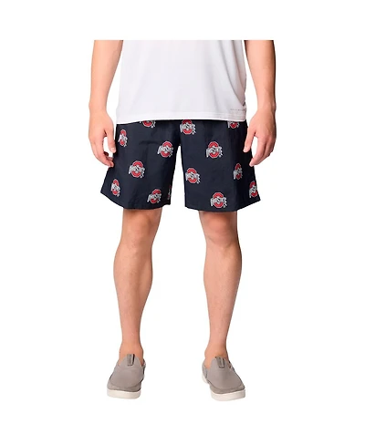 Columbia Men's Black Ohio State Buckeyes Big Tall Back Cast Shorts